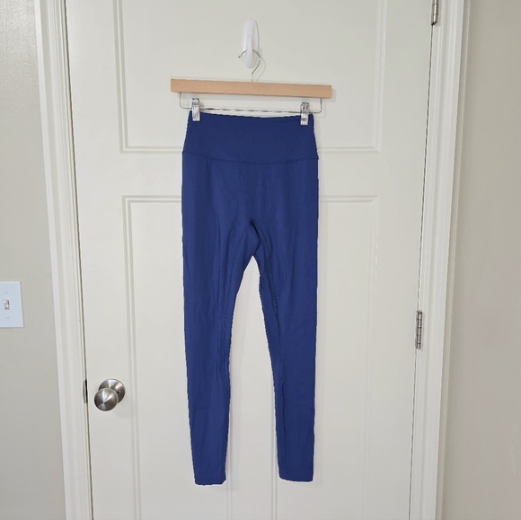 Bylt Basics Metta High Waist Legging In Energy Blue Women's XS Yoga Gym Workout - Picture 3 of 13